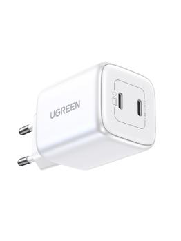 UGREEN Nexode 45W Dual USB-C PD Charger (25W+20W) white (15327)