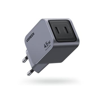 UGREEN Nexode Pro 45w Dual Usb-C Gan Fast Charger - Black (35008)
