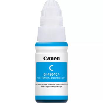 CANON n GI 490 C - 70 ml - cyan - original - ink refill - for PIXMA G1400, G1410, G1411, G2400, G2410, G3400, G3411, G3415, G4400, G4411 (0664C001)