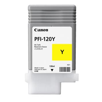 Canon PFI-120 Y - gul - original - blekkbeholder (2888C001)