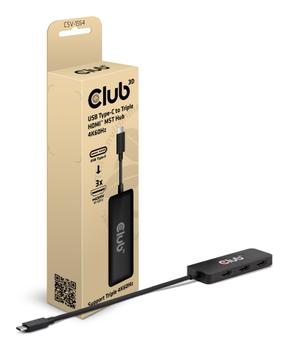 CLUB 3D Interface Hub Usb Type-C Black (CSV-1554)