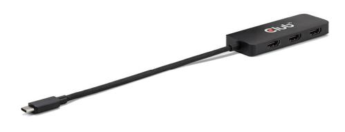 CLUB 3D Interface Hub Usb Type-C Black (CSV-1554)