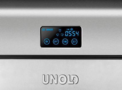 UNOLD 48955 ice cube maker Built-in/ freestanding ice cube maker 150 W Black, Stainless steel (48955)