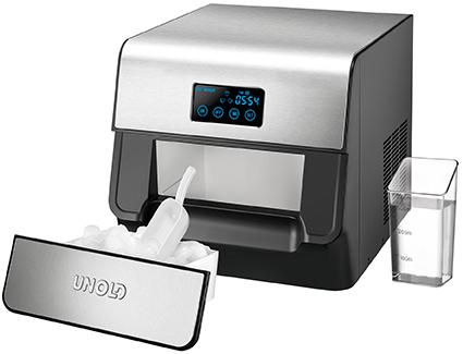 UNOLD 48955 ice cube maker Built-in/ freestanding ice cube maker 150 W Black, Stainless steel (48955)