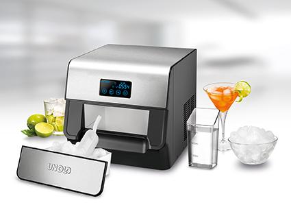UNOLD 48955 ice cube maker Built-in/ freestanding ice cube maker 150 W Black, Stainless steel (48955)