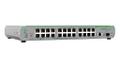 Allied Telesis GIGABIT UNMANG SWITCH W 10G UPL 24X 100M/1G-T EU POWER CPNT
