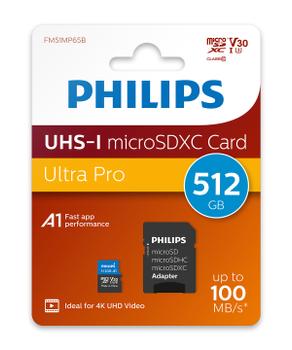 PHILIPS Memory Card 512 Gb Microsdhc (FM51MP65B/00)