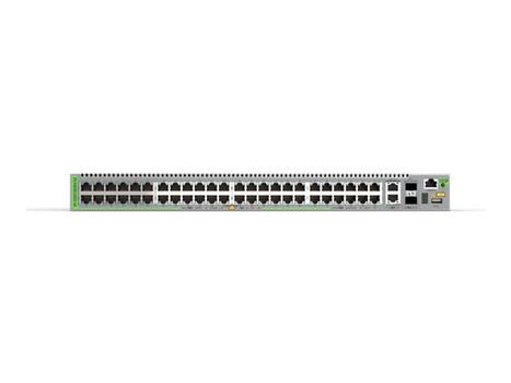 Allied Telesis L3 STACKABLE SWITCH 48X 10/100/ 1000 2X 1/ 2.5/ 5/ 10G-T 2X SFP CPNT (AT-GS970EMX/52-50)
