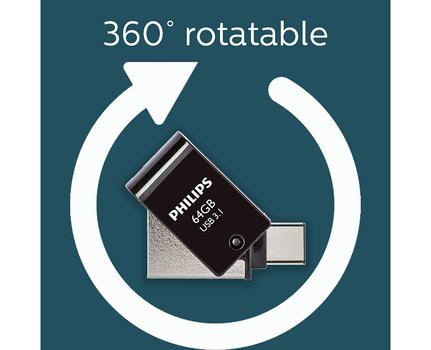 PHILIPS Usb Flash Drive 64 Gb Usb  (FM64DC152B/00)