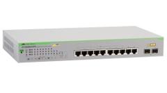 Allied Telesis GIGABIT WEBSMART SWITCH 8XTPOE+ 2X SFP PORT EU POWER CORD CPNT