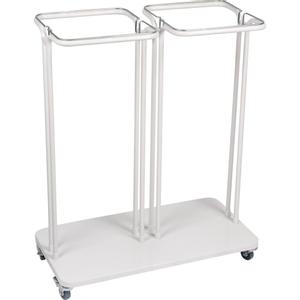 Sækko-Boy Affaldsstativ,  Sækko-Boy,  hvid, pulverlakeret stål, 2-rums, 2x60 l, med sækkeholder (1999918524)