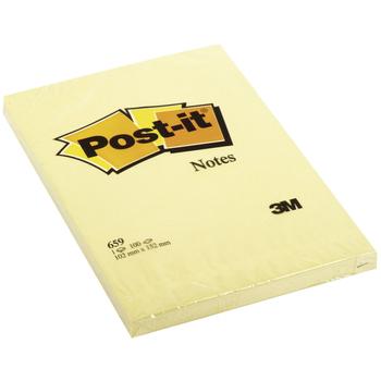3M Post-it 3M 102 x 152 mm blok i neongul (7100172752*6)