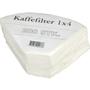 WhiteLabel Kaffefiltre 1x4 hvid 200 stk