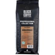 BLACK COFFEE Amazonas kaffe hele bønner 1 kg
