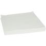 WhiteLabel Tandlægeserviet 1-lags 33x34cm hvid 3000stk