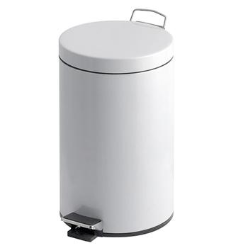 WhiteLabel V-part pedalspand 30L hvid (176457)