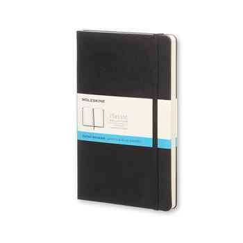 MOLESKINE Classic notesbog STR. L prikket sort (360076)