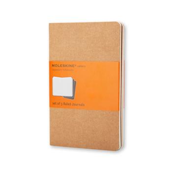 MOLESKINE Cahier Pocket notesbog linjer brun (360004)