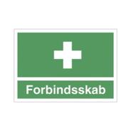 WhiteLabel Nødskilt A6 'forbindsskab' grøn