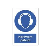 WhiteLabel Durable A6 påbudsskilt vinyl blå