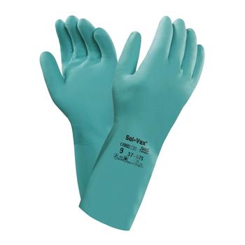 Ansell Sol-Vex 37-675 handske STR. 7 grøn (6020200/7*12)
