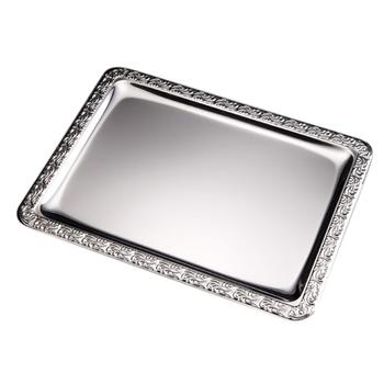 WhiteLabel Fad 420x310mm rustfrit stål (891388-1)