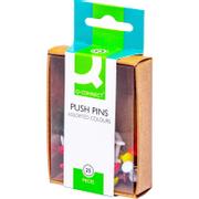 QConnect Q-connect Push Pins assorterede farver 25stk