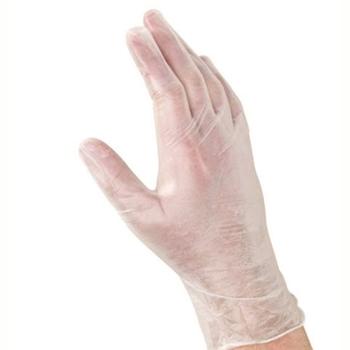 WhiteLabel Vinyl engangshandske STR. XL klar 100stk (6041300/XL)