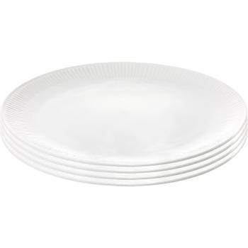 AIDA Relief middagstallerkner Ø27cm hvid 4stk (35183)
