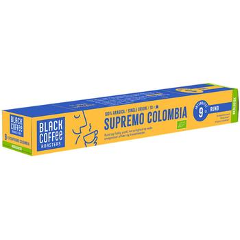 BLACK COFFEE Supremo Colombia kaffe 10 kapsler (20218940)