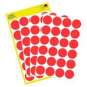 AVERY 3004 farvekodingsdots Ø18mm rød