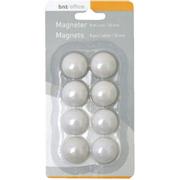 BNT magneter Ø20mm hvid 8stk