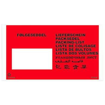 BNT Følgeseddellomme C2 'sprog' 225x122mm 1000stk (T212601)