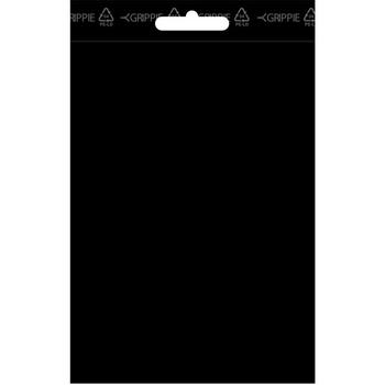 Grippie lynlåsposer 50my 100x150mm sort 1000stk (T240110)