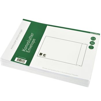 BNT Peel & Seal C5P kuvert 80g hvid 50stk (561800)