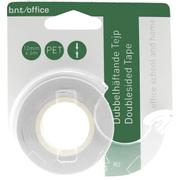 BNT dobbeltklæbende tape 12mmx6m m/dispenser klar