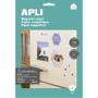APLI magnetisk papir A4 640g 8ark
