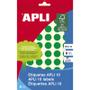 APLI farvedots Ø13mm grøn 616stk