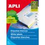 APLI multietiketter 105x48mm hvid