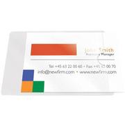 BNT Visitkortlommer, BNT Bnt/Office transparent  pakke a 100 stk