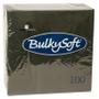Bulkysoft servietter 40x40cm sort 100stk
