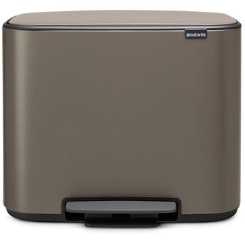 BRABANTIA BO pedalspand 36L Platinum (121449)