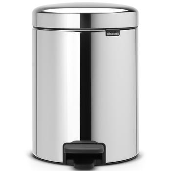 BRABANTIA NewIcon pedalspand 5L Brilliant Steel (112621)