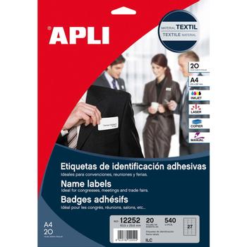 APLI 63,5 x 29,6 mm selvklæbende kongresmærker (12252)