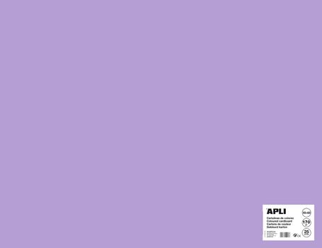 APLI karton 50x65cm 170g violet 25ark (14270)
