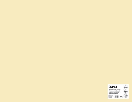 APLI karton 50x65cm 170g elfenben 25ark (14255)