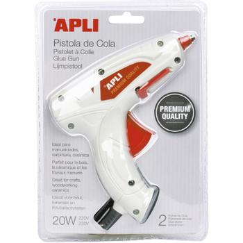 APLI 20W 7,5mm limpistol hvid (16668)