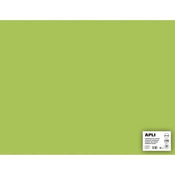 APLI karton 50x65cm 170g lysegrøn 25ark (14257)