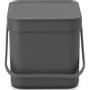 BRABANTIA Sort & Go affaldsspand 6L grå
