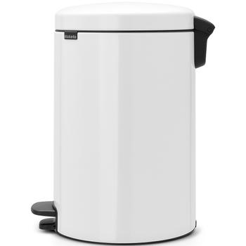 BRABANTIA NewIcon pedalspand m/ metalspand 20L White (114243)